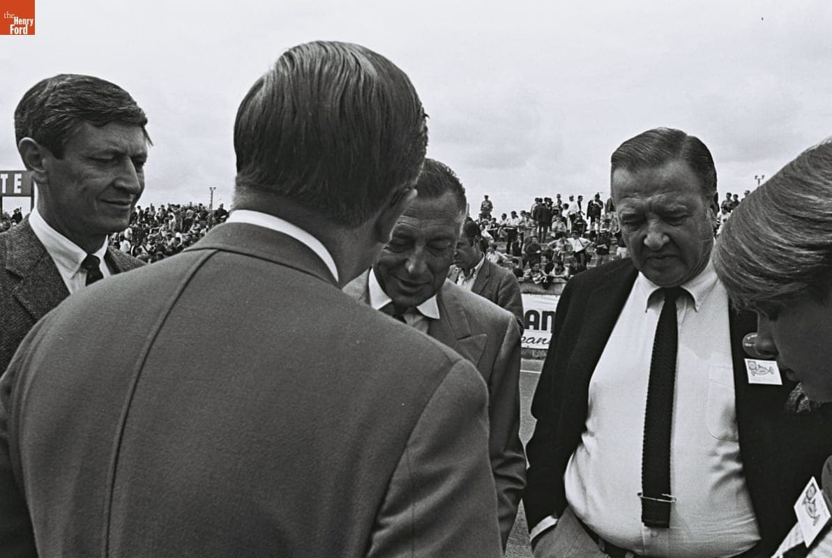 Henry Ford II at the 24 Heures du Mans (24 Hours of Le Mans) Race, June 1966