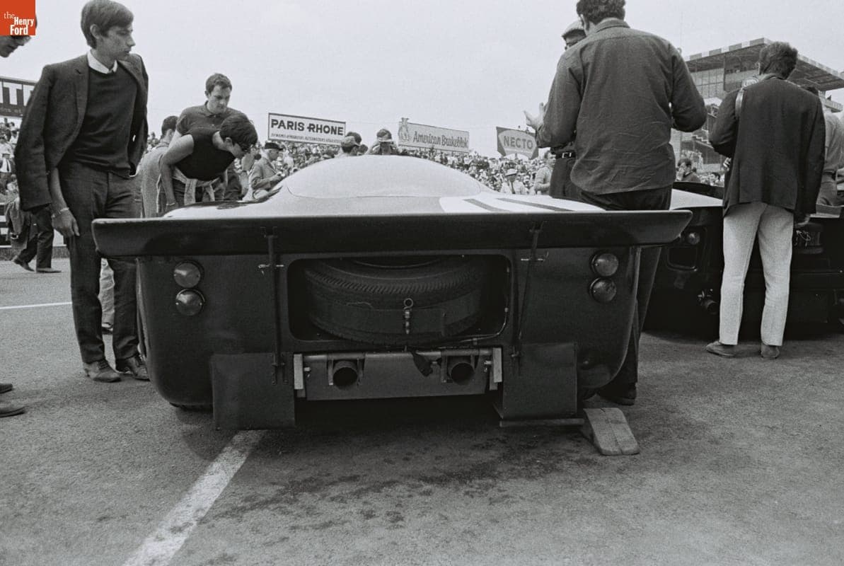 Lola T70 Mark 3 GT Driven by John Surtees and David Hobbs Before the 24 Heures du Mans (24 Hours of Le Mans) Race, June 1967