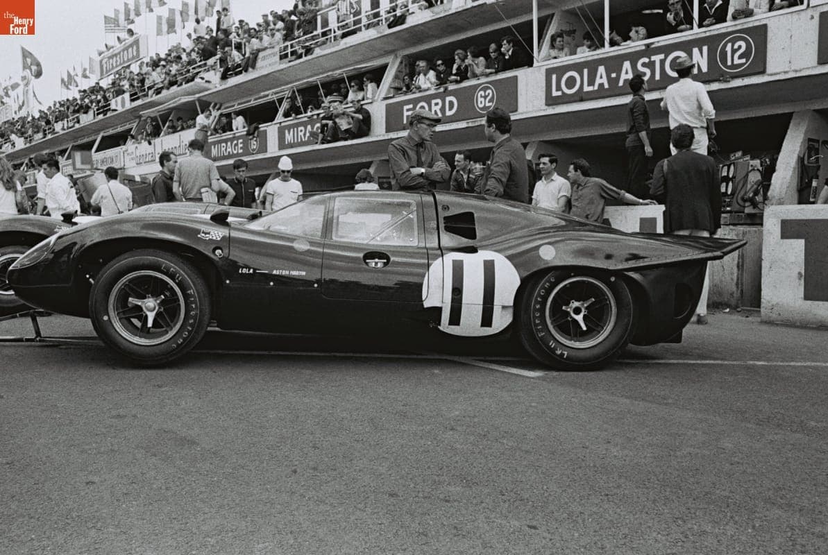 Lola T70 Mark 3 GT Driven by John Surtees and David Hobbs Before the 24 Heures du Mans (24 Hours of Le Mans) Race, June 1967