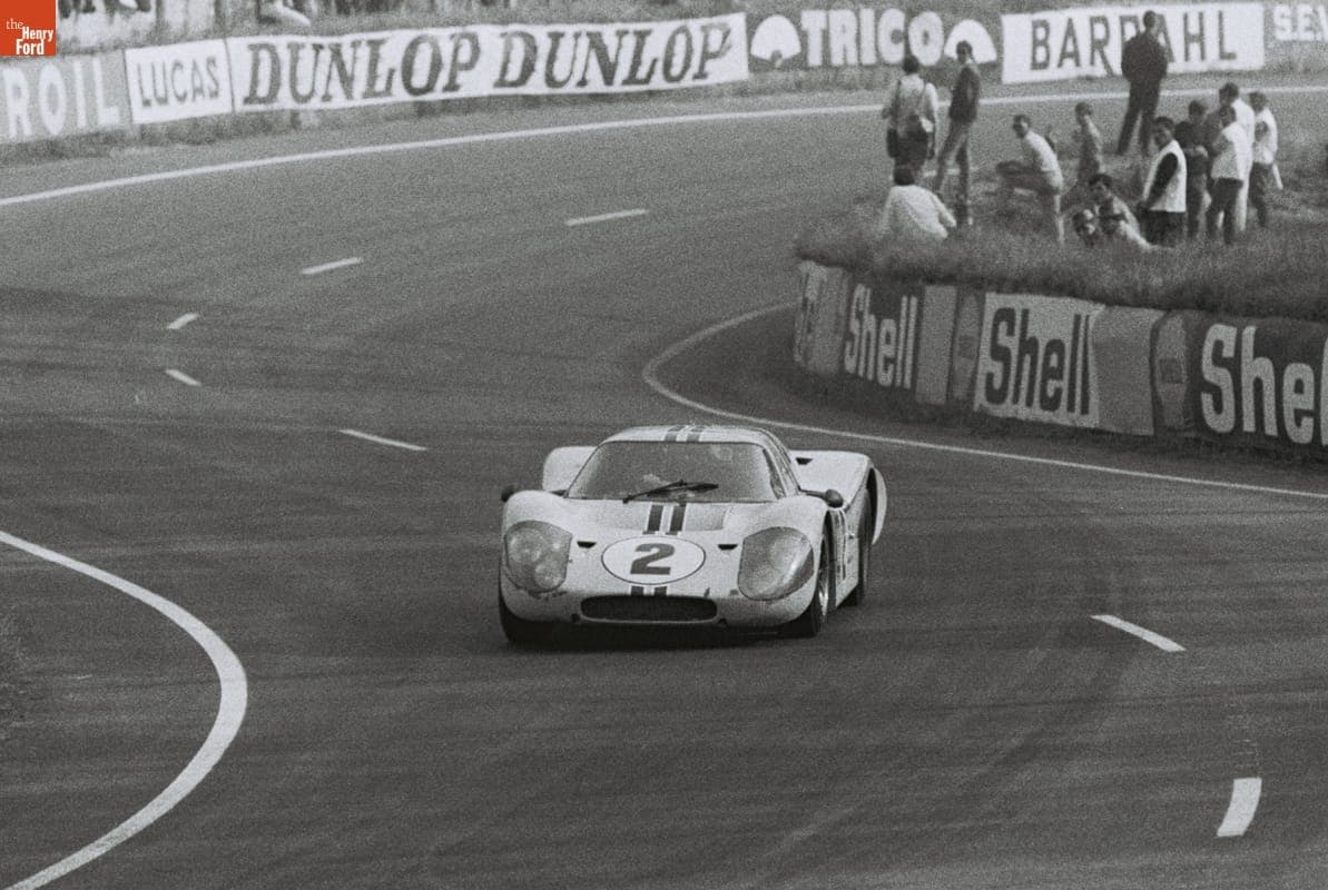 Ford Mark IV Driven by Bruce McLaren and Mark Donohue in the 24 Heures du Mans (24 Hours of Le Mans) Race, June 1967