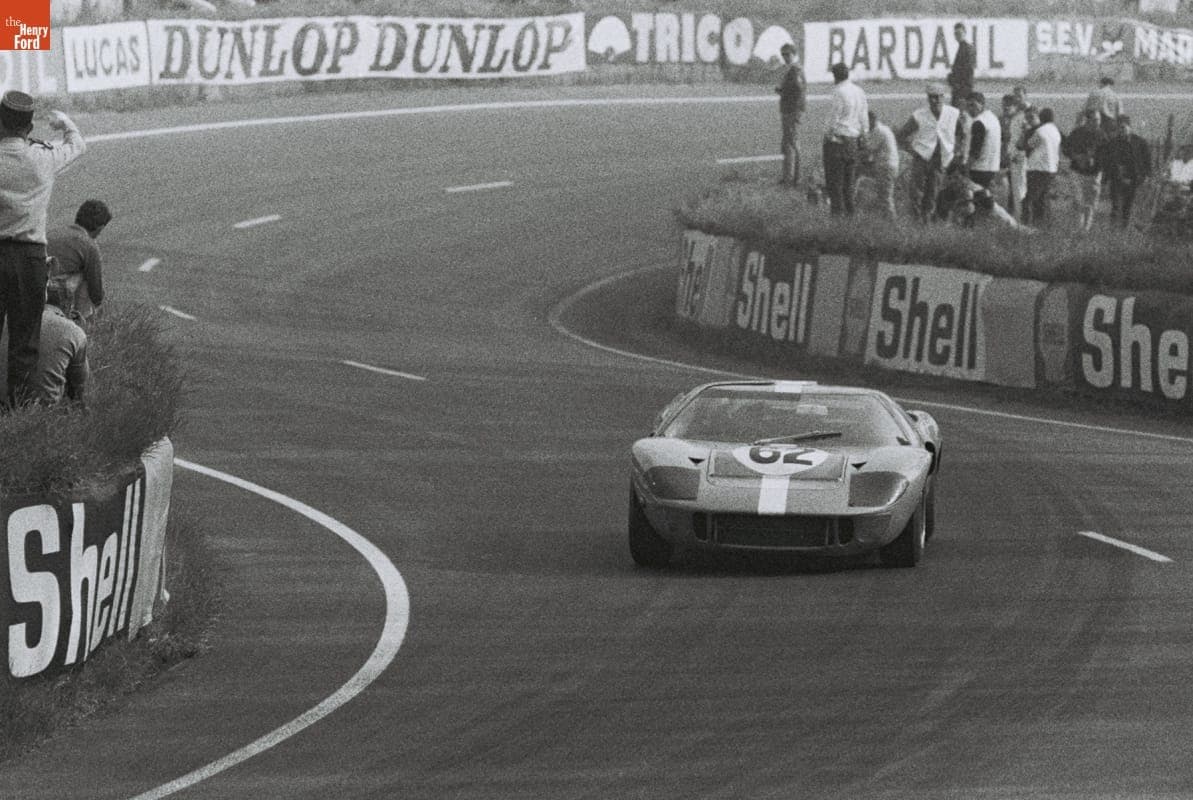 Ford GT40 Driven by Mike Salmon and Brian Redman in the 24 Heures du Mans (24 Hours of Le Mans) Race, June 1967