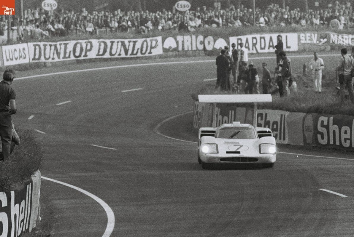Chaparral 2F Driven by Mike Spence and Phil Hill in the 24 Heures du Mans (24 Hours of Le Mans) Race, June 1967