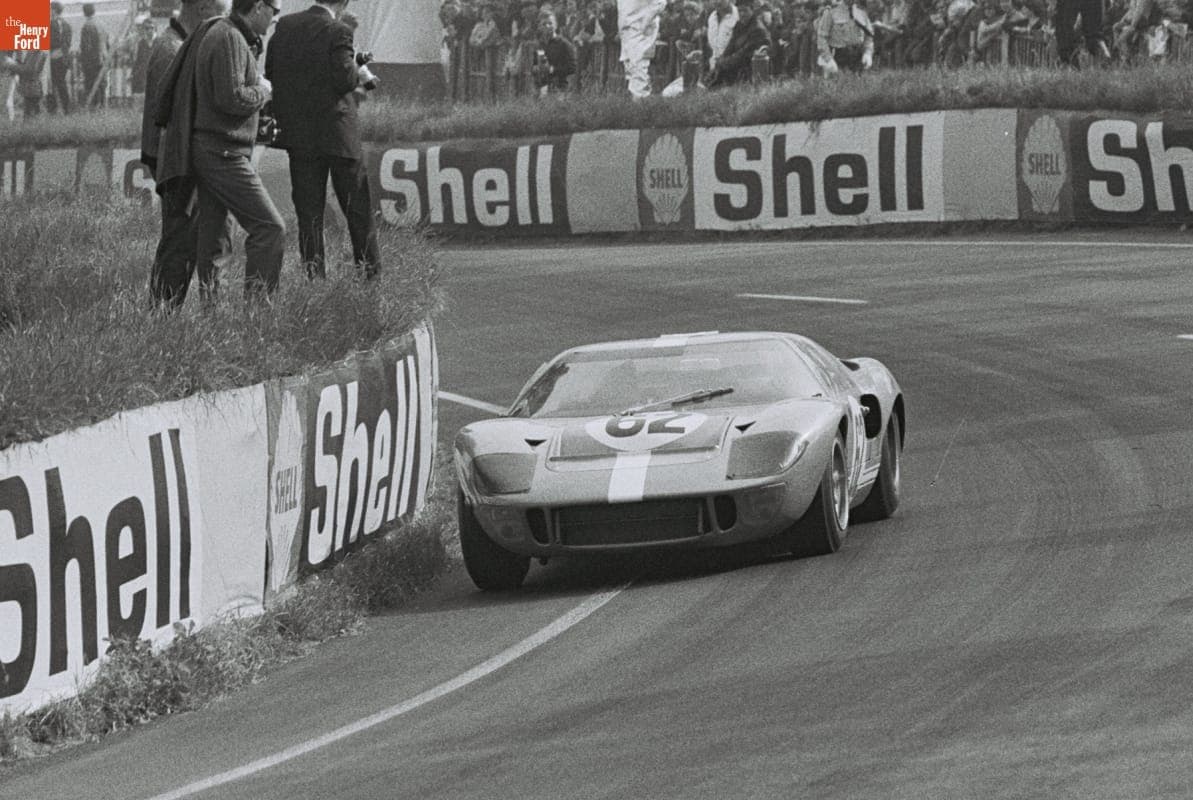 Ford GT40 Driven by Mike Salmon and Brian Redman in the 24 Heures du Mans (24 Hours of Le Mans) Race, June 1967
