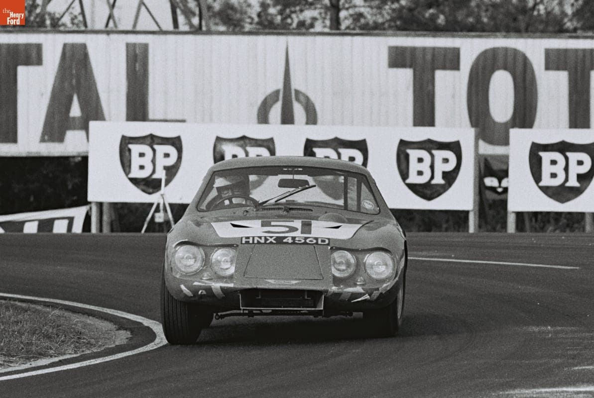 Austin-Healey Sprite Le Mans Driven by Clive Baker and Andrew Hedges in the 24 Heures du Mans (24 Hours of Le Mans) Race, June 1967