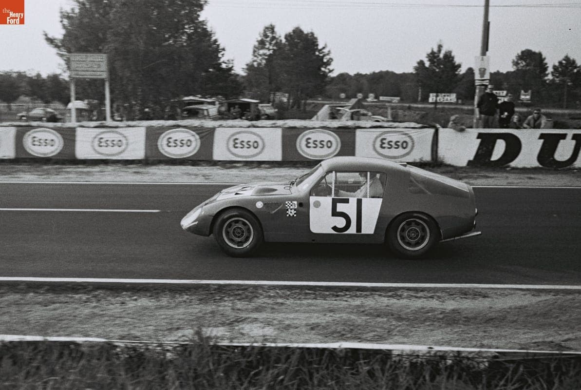 Austin-Healey Sprite Le Mans Driven by Clive Baker and Andrew Hedges in the 24 Heures du Mans (24 Hours of Le Mans) Race, June 1967
