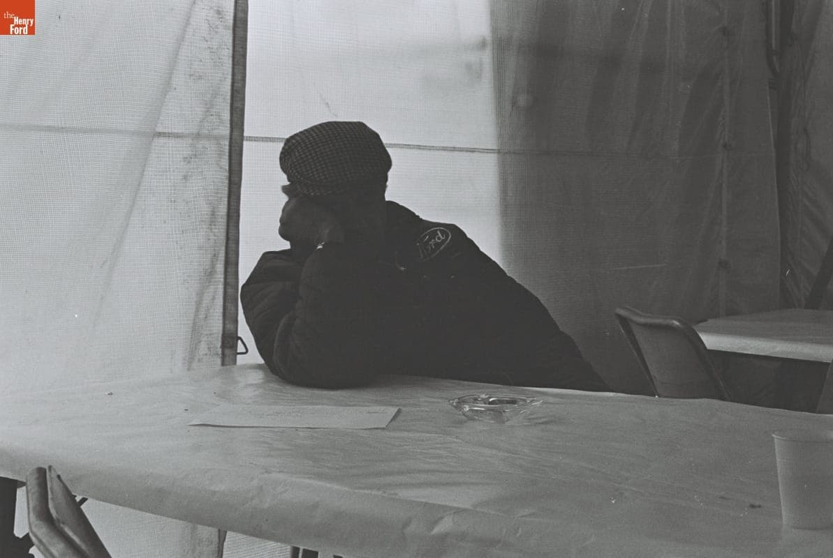 Carroll Shelby at the 24 Heures du Mans (24 Hours of Le Mans) Race, June 1967