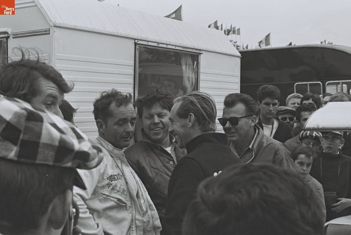 Phil Hill and Mike Spence at the 24 Heures du Mans (24 Hours of Le Mans) Race, June 1967