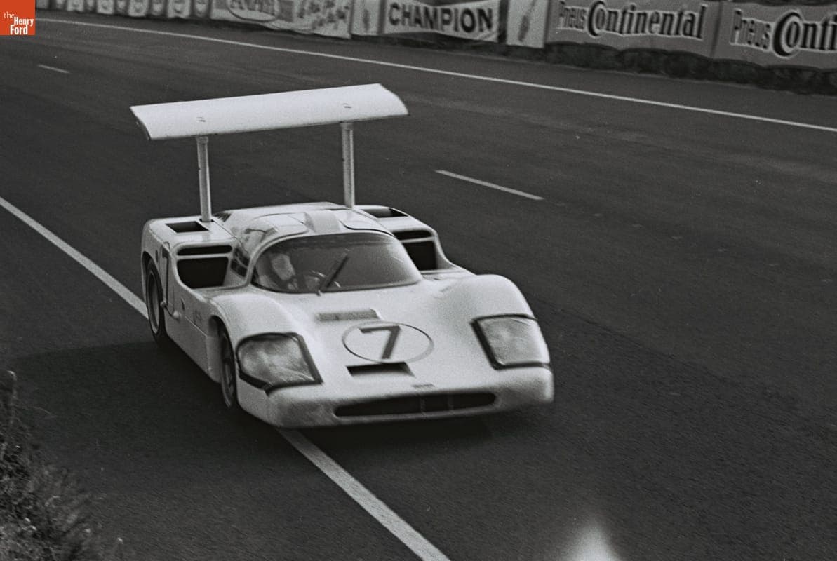 Chaparral 2F Driven by Mike Spence and Phil Hill in the 24 Heures du Mans (24 Hours of Le Mans) Race, June 1967