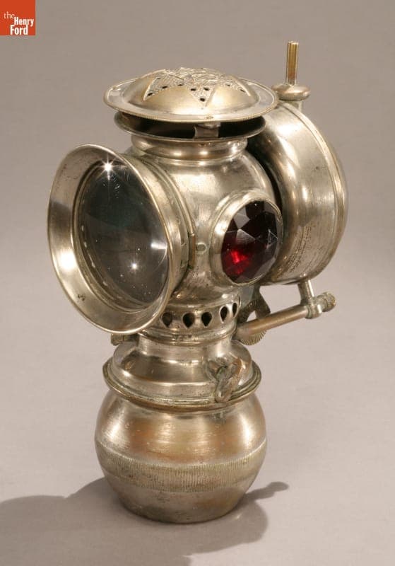 Solar Carbide Bicycle Lamp, circa 1905