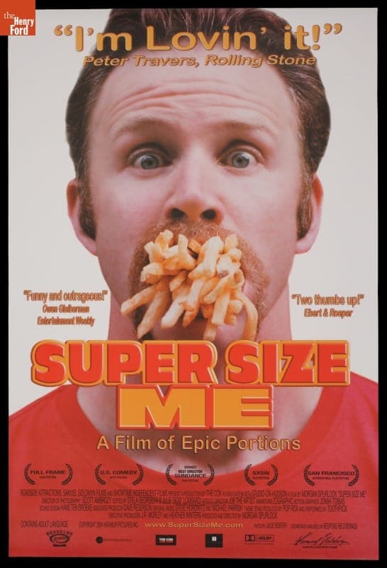 Movie Poster, "Super Size Me," 2004