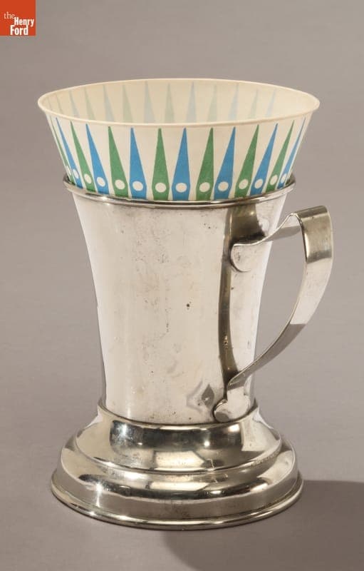 Soda Fountain Cup and Holder, 1925-1950