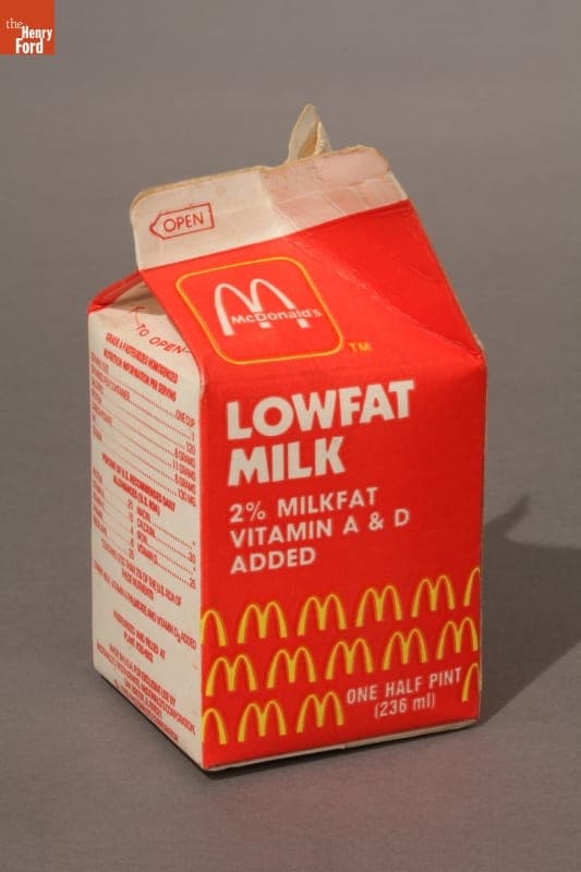 McDonald's Milk Carton, 1985