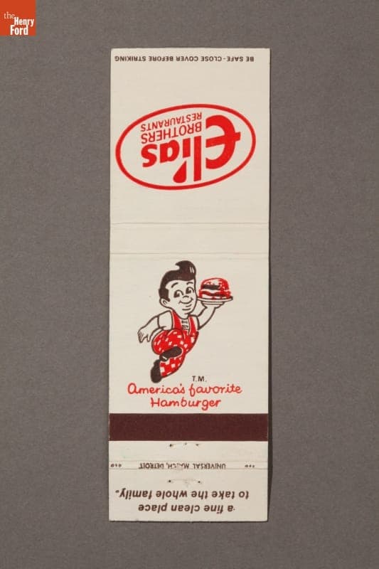 Elias Brothers Big Boy Matchbook, 1987-1998