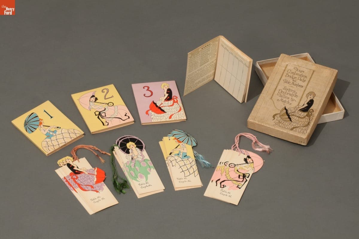 Bridge Tally Set, circa 1925