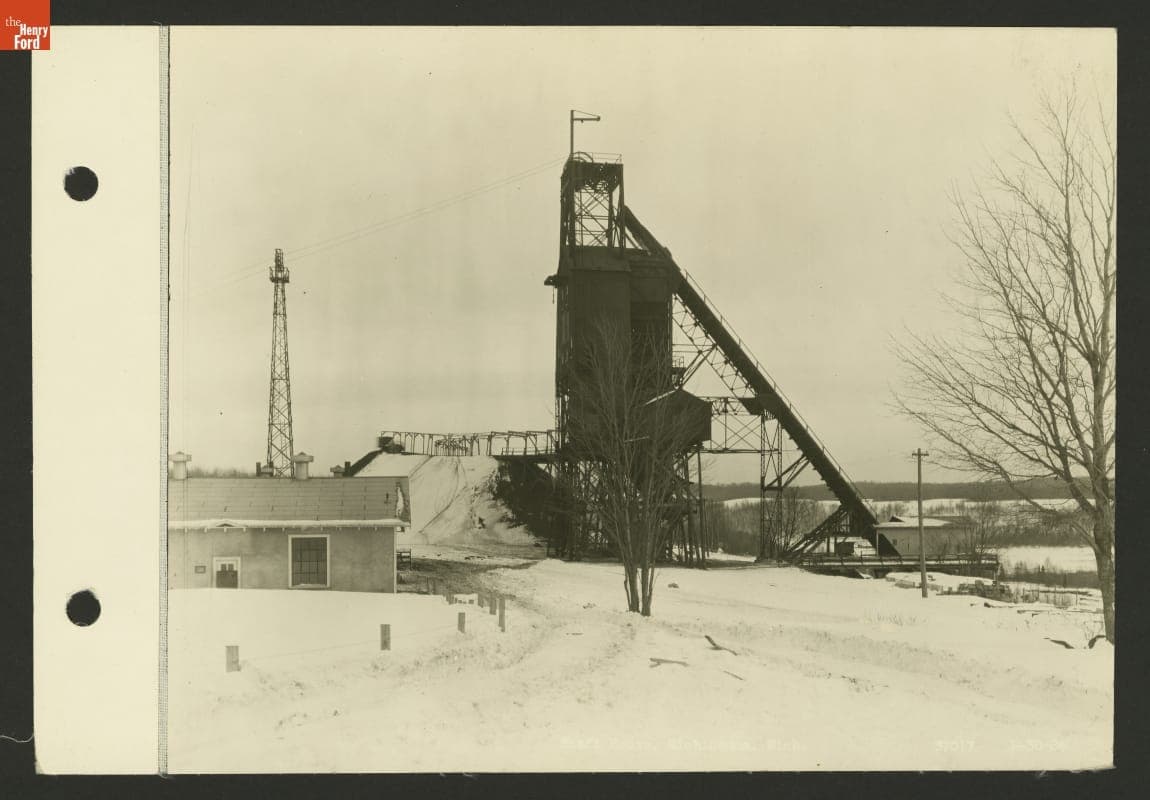 Ford Motor Company's Imperial Iron Ore Mine, Michigamme, Michigan, 1924