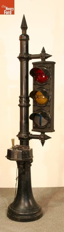 Hand-Operated Traffic Signal, circa 1930