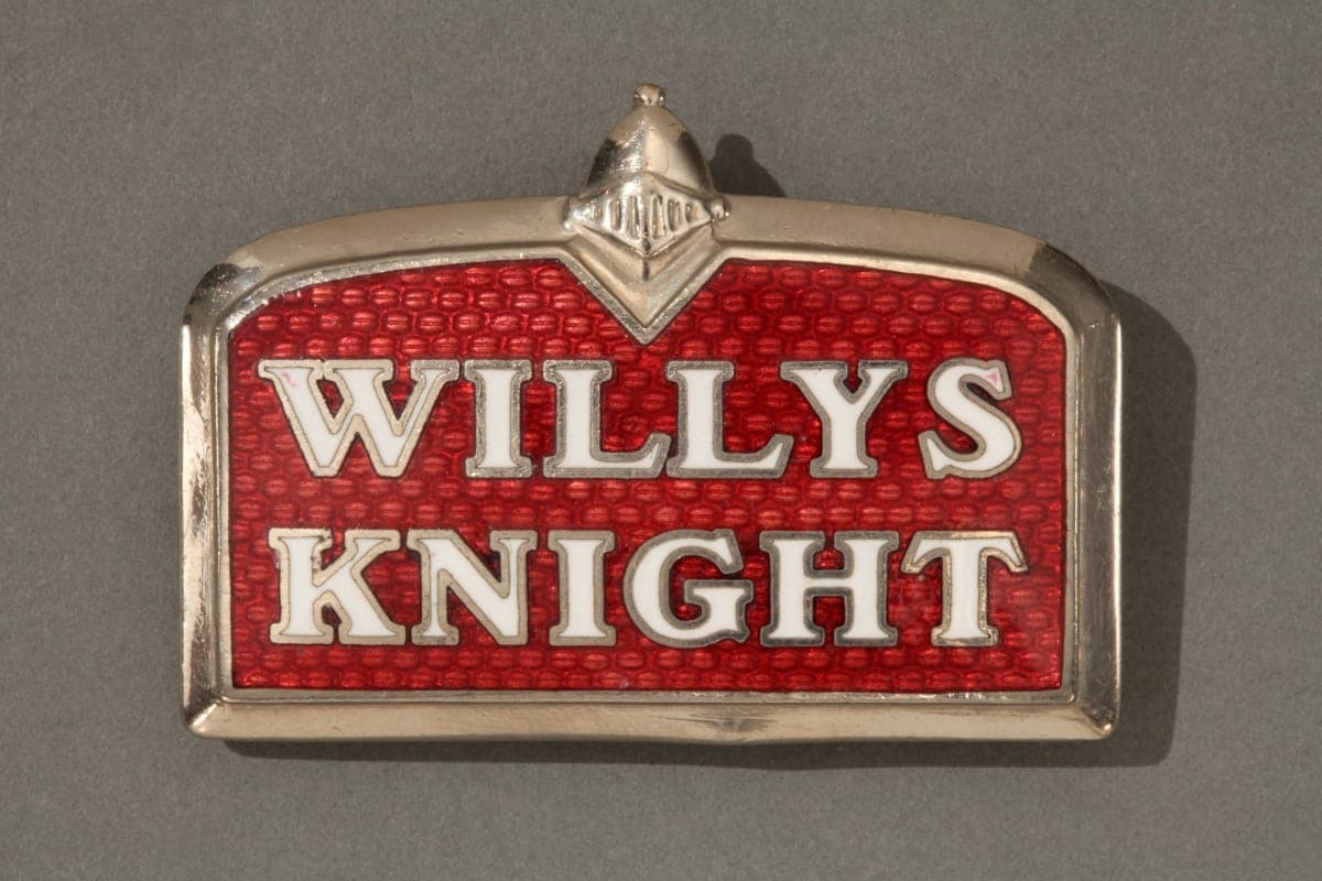 Willys-Knight Radiator Emblem, circa 1928