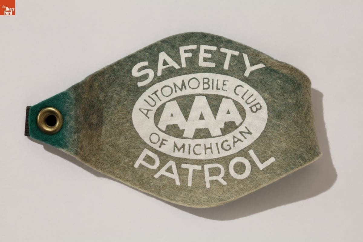 Automobile Club of Michigan Safety Patrol Armband, 1945-1960
