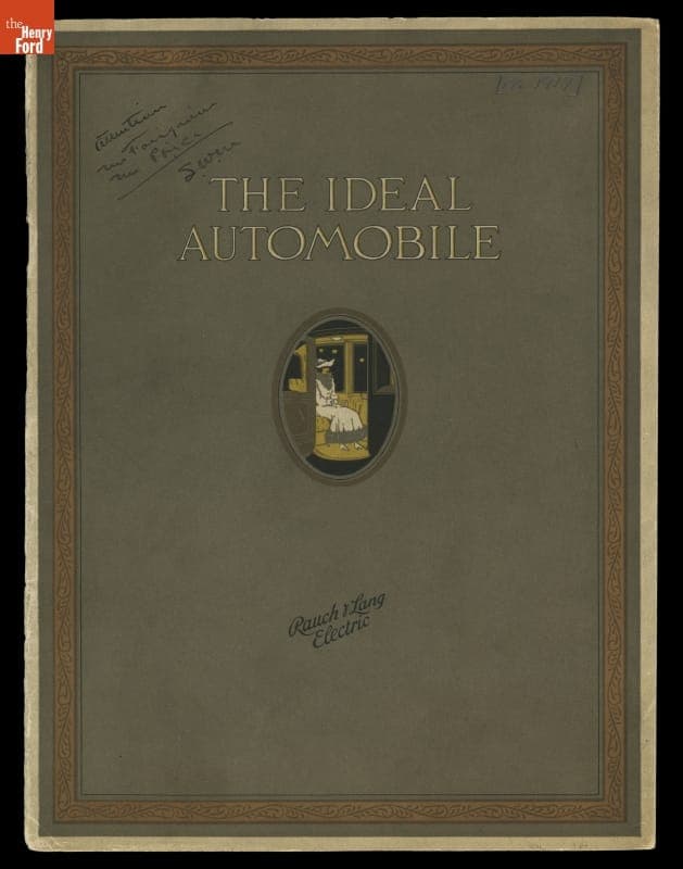 Rauch & Lang Electrics Catalog, circa 1917, "The Ideal Automobile"