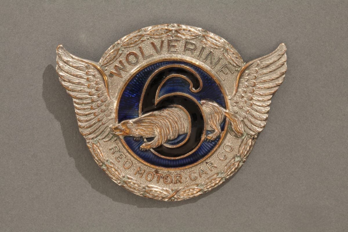 Wolverine Radiator Emblem, circa 1920