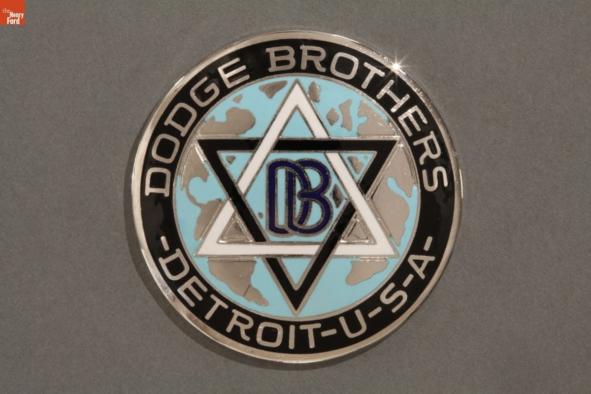 Dodge Brothers Automobile Emblem, circa 1925