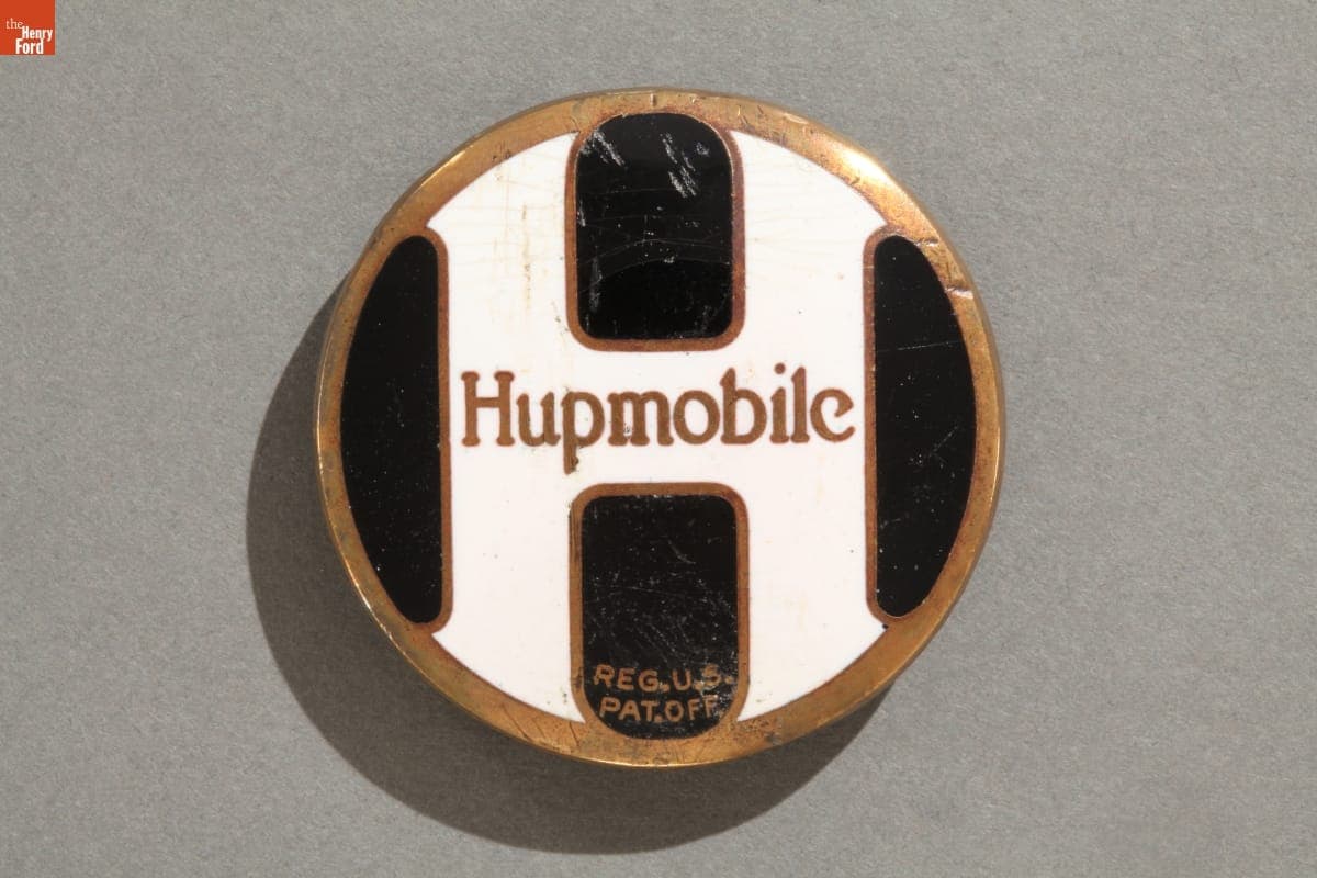 Hupmobile Automobile Emblem, circa 1925