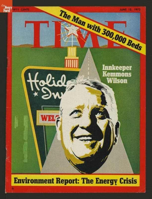 "TIME" Magazine, Cover Featuring Holiday Inn's Innkeeper Kemmons Wilson, June 12, 1972