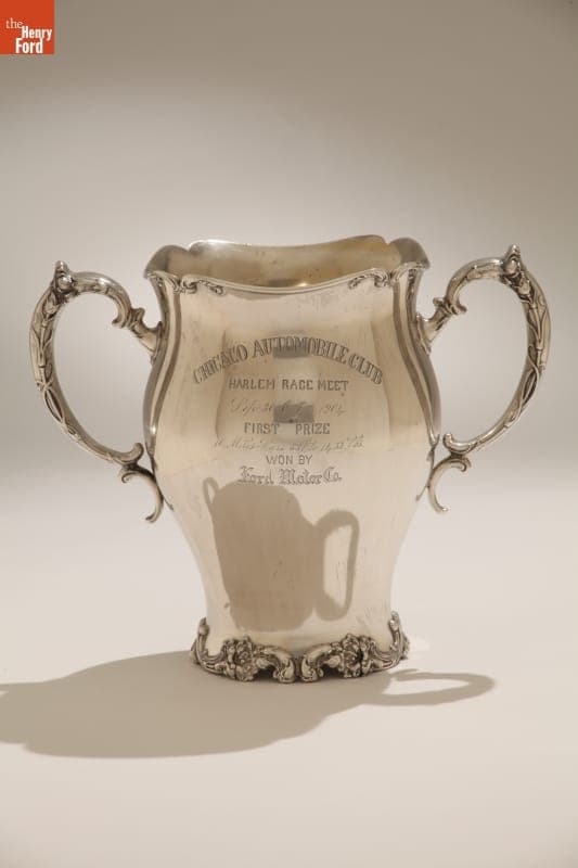 Chicago Automobile Club Racing Trophy Won by Frank Kulick Driving a Ford, 1904