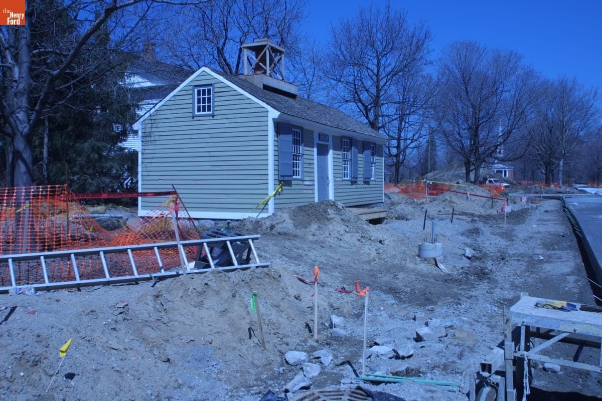 Phoenixville Post Office after Relocation during the Greenfield Village Restoration Project, April 2003