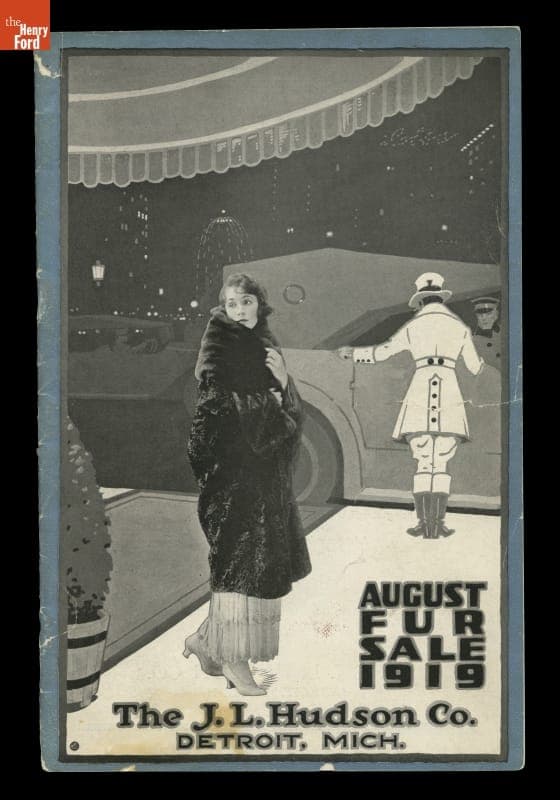 J.L. Hudson Sales Catalog, "August Fur Sale," 1919