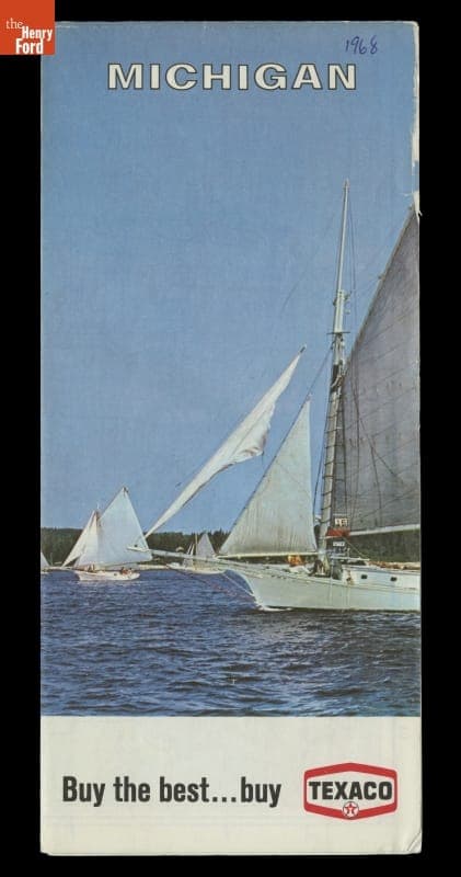 Road Map for Michigan, circa 1968