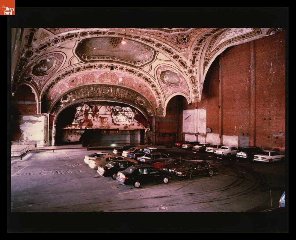 Interior of the Former Michigan Theatre, Detroit, Michigan, April 1995