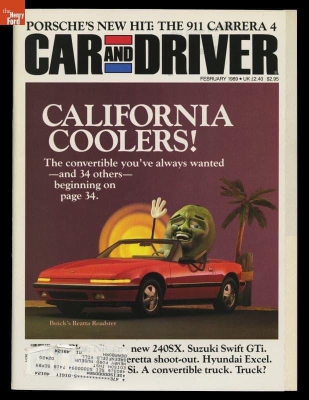 "Car and Driver," February 1989