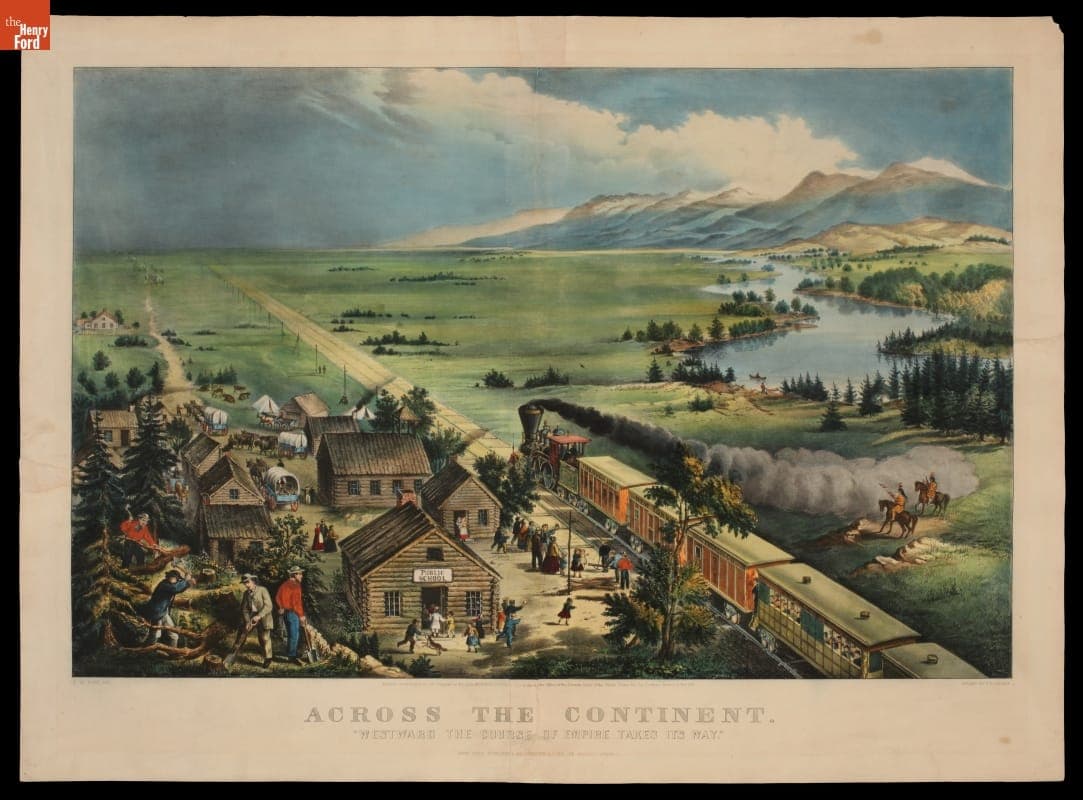 "Westward the Course of Empire Takes Its Way," 1868