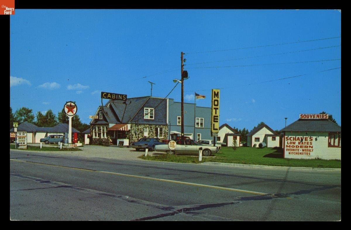 "Schave's Tourist Court and Texaco Station," Thompson, Michigan, 1968-1969