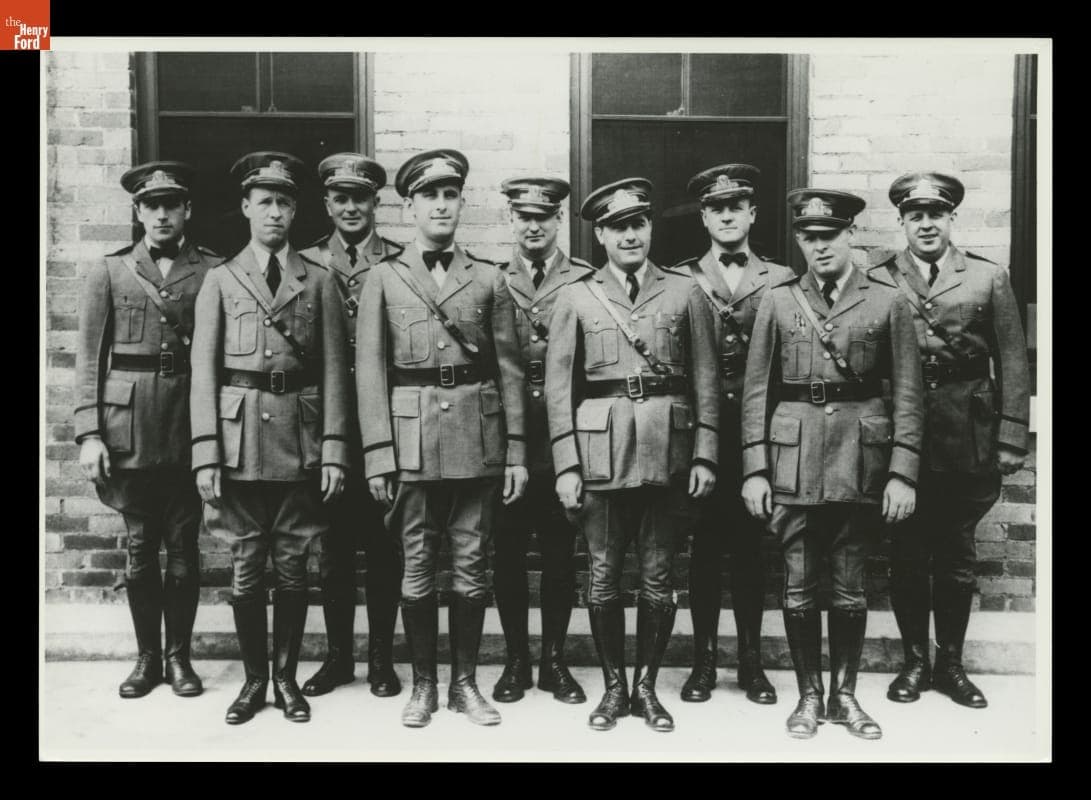 Northland Greyhound Bus Drivers in New Uniforms, circa 1930