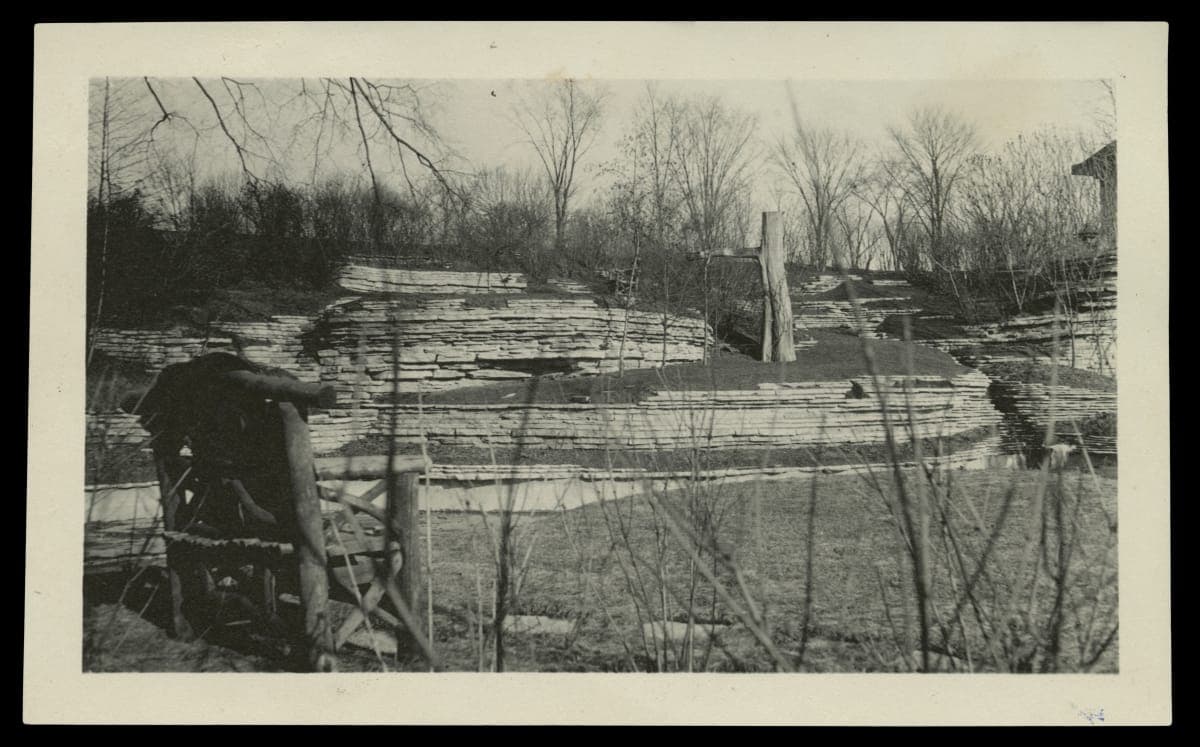 Rock Gardens at Fair Lane, Designed by Jens Jensen, circa 1920