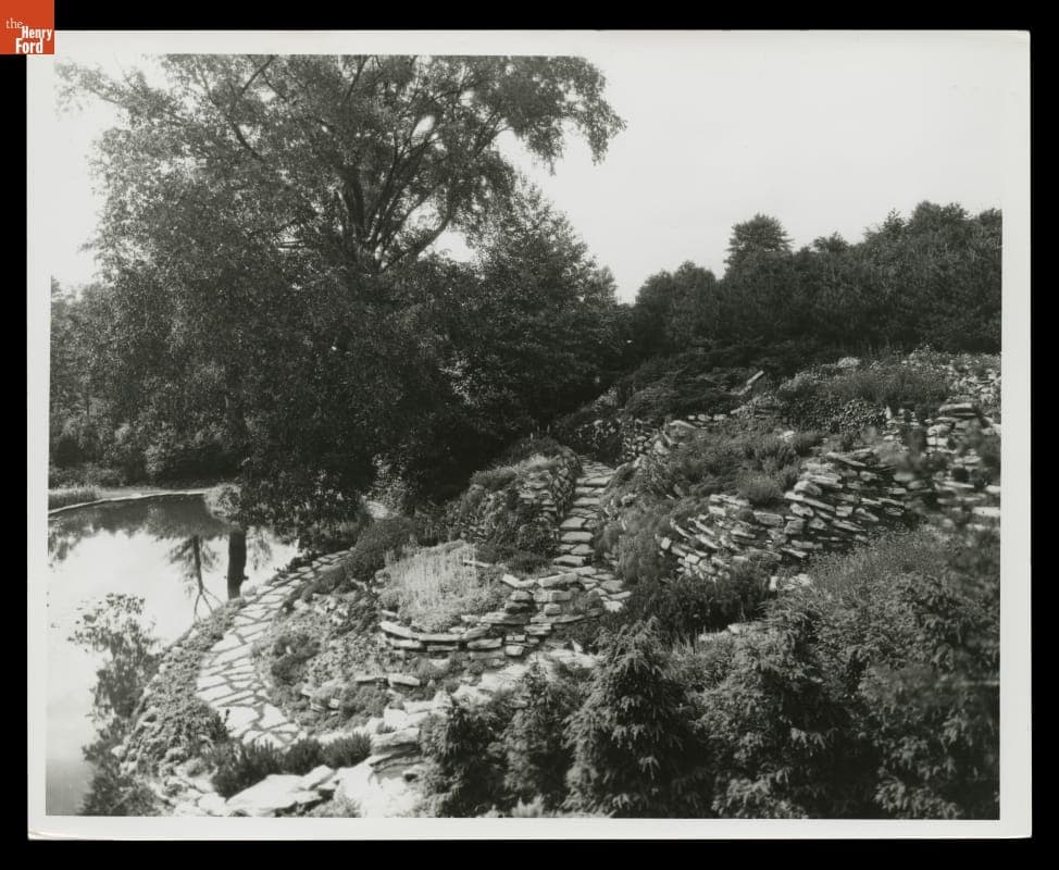 Rock Gardens at Fair Lane, Designed by Jens Jensen, circa 1930