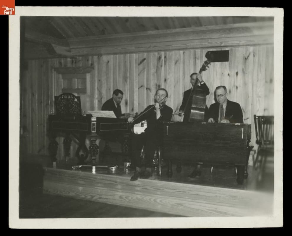 Henry Ford's Old-Time Dance Orchestra at His Winter Home in Georgia, Richmond Hill Plantation, circa 1940