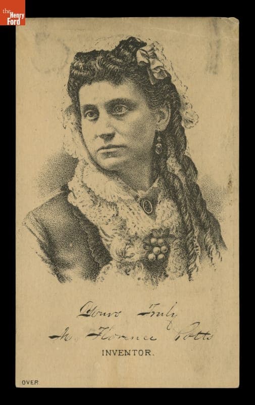 Trade Card for Mrs. Potts' Cold Handle Sad Iron, John Nazro & Company, circa 1880