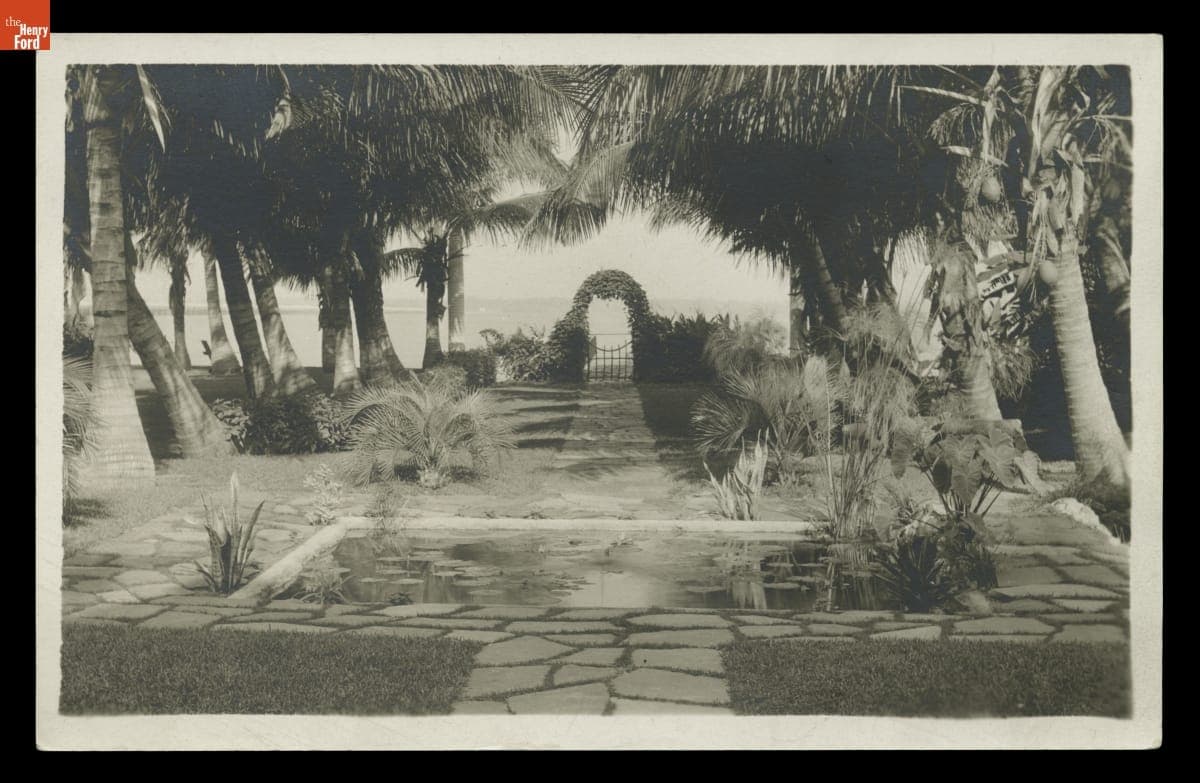 View from "The Mangoes" Toward the Ocean, circa 1920