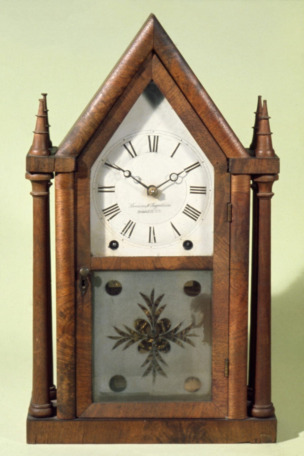 Shelf Clock Made by Brewster and Ingrahams, 1844-1852