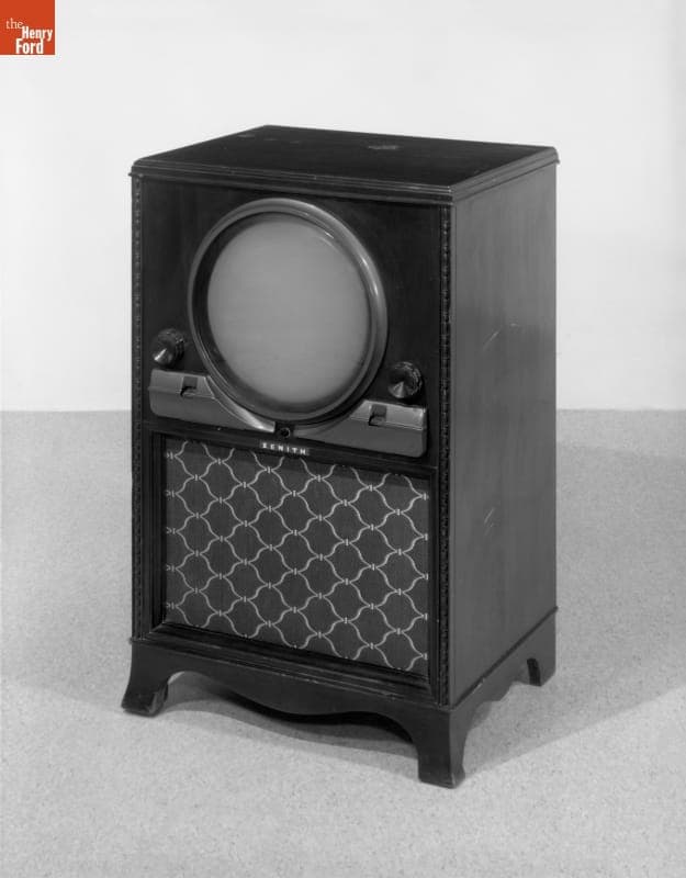 Zenith Console Television Receiver with Phonevision, Model G2845, 1949