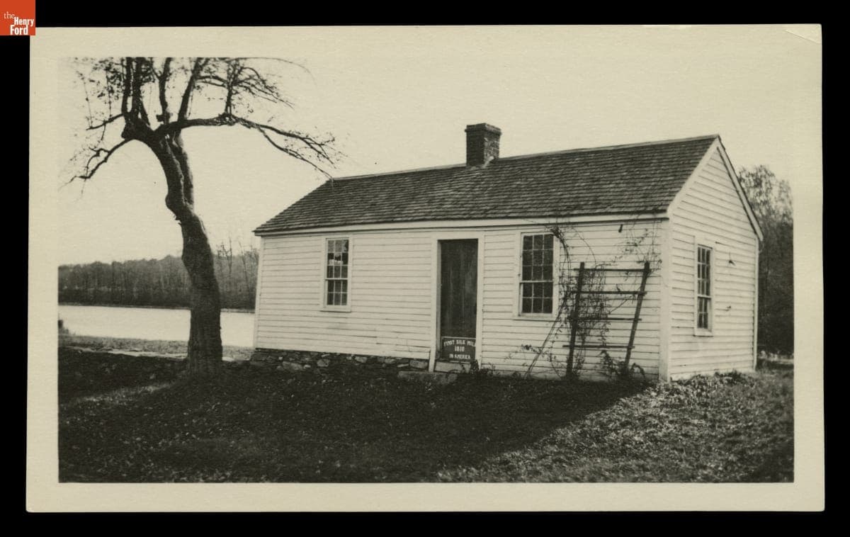 Hanks Silk Mill at Its Original Site, Mansfield Center, Connecticut, 1931