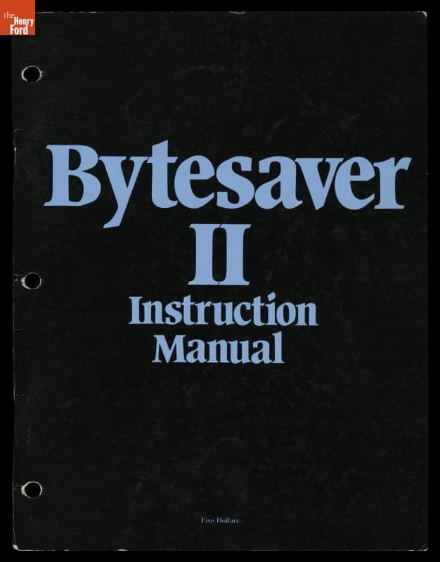 Manual, "CROMEMCO Bytesaver II Instruction Manual," 1978