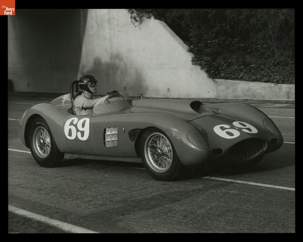 Ferrari 375 Plus Driven by Dan Gurney in the First Annual Los Angeles Examiner Grand Prix, March 1959