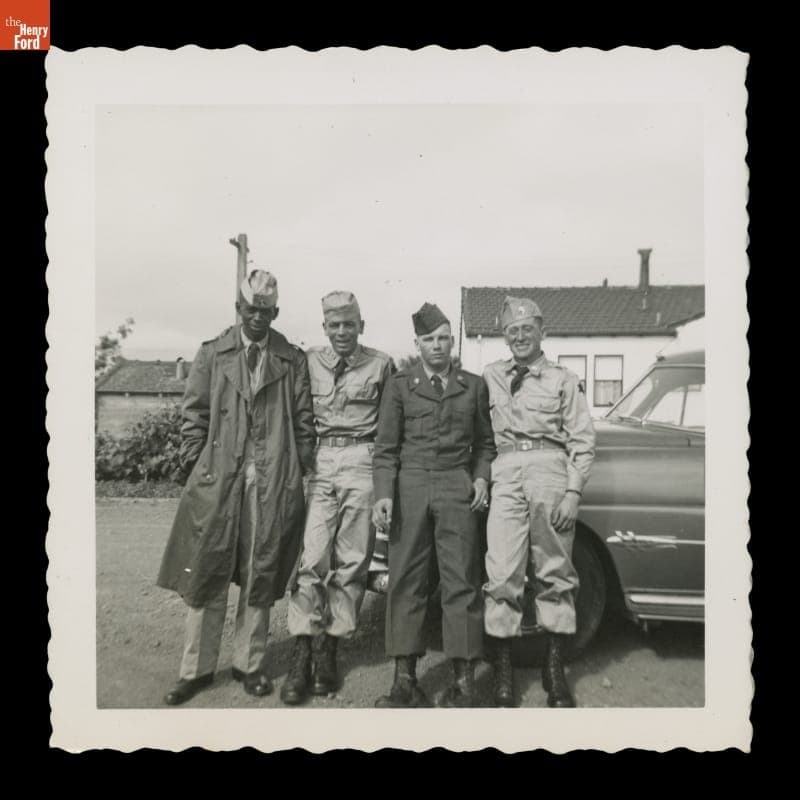 U.S. Army 6th Infantry Division Soldiers with 1951 Hudson Hornet, Fort Ord, California, 1951-1956