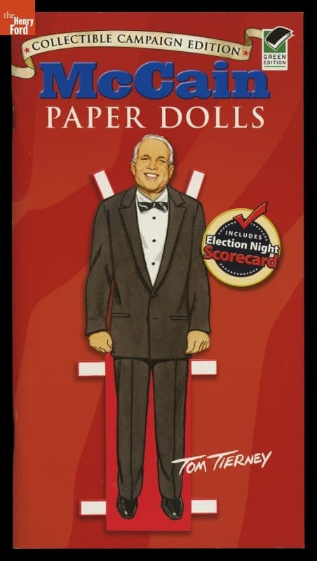 Book, "Collectible Campaign Edition, McCain Paper Dolls," 2008