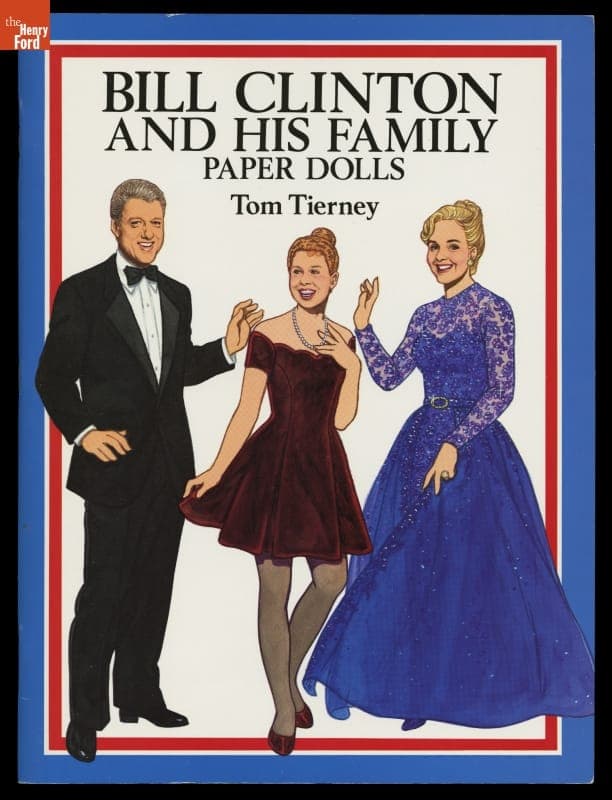 Book, "Bill Clinton and His Family Paper Dolls," 1999