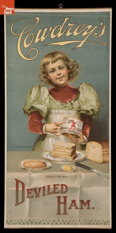 Advertising Poster, Cowdrey's Deviled Ham: "That's the Best," 1894